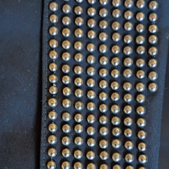 Express Black Blazer with Silver Accents - Picture 4 of 9